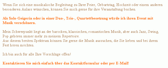 Geigenunterricht